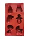 Brown 6-Cavity Baby Milk Bottle and Car Mold - Great for Muffins Cheesecakes and Birthday Cakes Baby Bottle & Car Mold for Creative Cakes Soaps and Party Treats