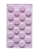 Pink 18-Cavity Silicone Mini Waffle Mold – Non-Stick Baking Mold for Candy, Cookies, Durable Non-Stick Silicone Waffle Mold