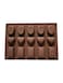 15-Cavity DIY Molds for Soap Cake &amp; Chocolate, Brown Silicone Mold &ndash; Oval, Square &amp; Heart-Shaped for Creative Crafts