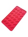 Red Silicone Heart-Shaped Muffin Pan - 24-Cavity Non-Stick Mold for Cakes Candies Chocolate Jelly and DIY Desserts