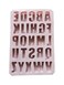 Reusable Alphabet Silicone Molds for Baking Cupcakes and Biscuit, Sugarcraft-Multi-Purpose Silicone Letters Mould