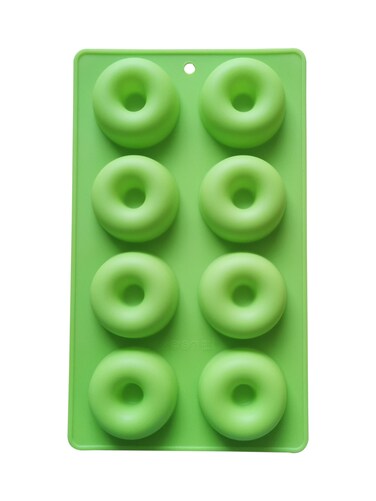 Mini Silicone Donut Mold Set &ndash; Eco-Friendly Silicone Donut Molds(Green)