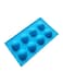 Blue 8-Cavity Silicone Half-Sphere Mold – Non-Stick Baking Essentials, Half-Sphere Design