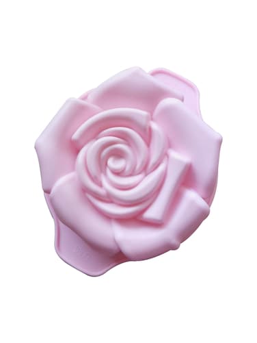 Cake Mold Rose Shape Non-Stick Baking Molds ,Trays For Chocolate Cake Sugar Jelly Pudding Mould, Candy Making Baked Tool ,Pink Colour Silicon Mould ,Best Gift for Mother's Day Event