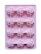 Pink Flower-Shaped Silicone Mold for Soap Candy Chocolate and Cakes &ndash; 12 Cavity Pink Silicone Flower Mold for Soap Candy and Baking