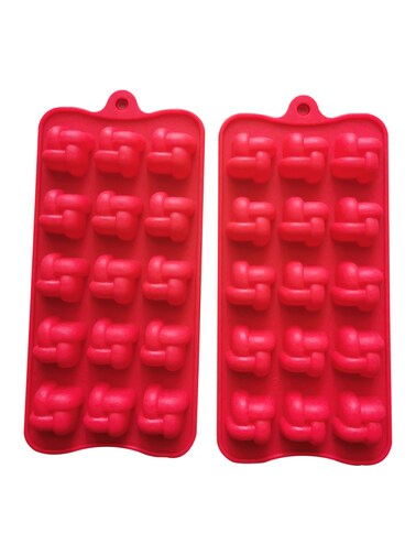 Set of 2 Rope Silicone Molds for Detailed Chocolate Creations, Rope Chocolate Silicone Mold for Precise Intricate Designs on Special Occasions