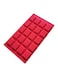 Red Silicone Candy Mold &ndash; 20-Count Building Block Design for Creative Candy Makers