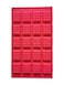 Red Silicone Candy Mold &ndash; 20-Count Building Block Design for Creative Candy Makers