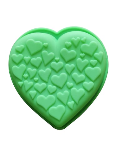 Heart-Shaped Chocolate Mould and Cute Baking Tools for Muffins, Pastries, and small Desserts ,Cute Baking Molds for  Pancakes, Ice Cream, and Chocolates in Heart Shapes