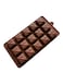 15-Cavity Brown Silicone Chocolate and Candy Molds - Durable Baking Tools for Homemade Desserts,Ideal for Candies, Baking, and Homemade Dessert Creations