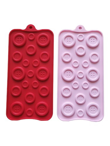 Button-Shaped Silicone Molds for Cake Decorating &amp; Chocolate Crafts (2-Pack),Cake Decorating Button Silicone Molds for Fondant &amp; Chocolate