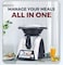 Multi-Function Smart Cooking Machine TC-7 with Built-in Guided Recipes, Food Processor, Smart Cooker, Blender, Stand Mixer, All-In-One Cooking Machine, with Steamer Set and Self-Cleaning Mode