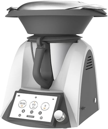 Multi-Function Smart Cooking Machine TC-7 with Built-in Guided Recipes, Food Processor, Smart Cooker, Blender, Stand Mixer, All-In-One Cooking Machine, with Steamer Set and Self-Cleaning Mode