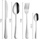 GStorm Cutlery Set Stainless Steel 24Pcs Dinnerware Knife Fork Coffee Spoon Dinner Flatware Gift Box Set
