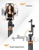 EUCOS 62" Phone Tripod, Tripod for iPhone &amp; Selfie Stick with Remote, Extendable Cell Phone Stand &amp; Ultimate Phone Holder, Solidest Phone Stand Compatible with iPhone/Android