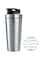 KOWVOWZ rotein Shaker Stainless Steel, 750 ml Blender Bottle Shaker with Scale, Portable Leak-Proof Metal Shaker Stainless Steel, Shaker with Ball, Sports Water Cup for Fitness, Hiking, Cycling,