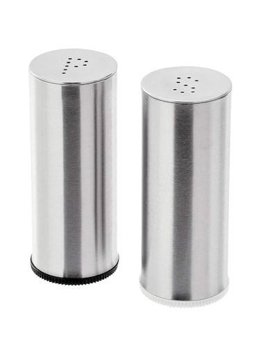 Digital Shoppy IKEA Salt and Pepper Shaker - Set of 2 (Stainless Steel)