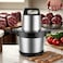 6L Stainless Steel Meat Grinder &amp; Food Chopper - Heavy-Duty Food Processor for Meat, Vegetables, Fruits, and Nuts with Sharp Blades &amp; Durable Bowl