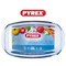 Pyrex Essential Casseroles Rectangular 6.5L - Versatile Borosilicate Glass Dish for Baking, Roasting, and Serving