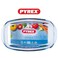 Pyrex Essential Casseroles Rectangular 6.5L - Versatile Borosilicate Glass Dish for Baking, Roasting, and Serving
