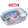 Pyrex Essential Casseroles Rectangular 6.5L - Versatile Borosilicate Glass Dish for Baking, Roasting, and Serving