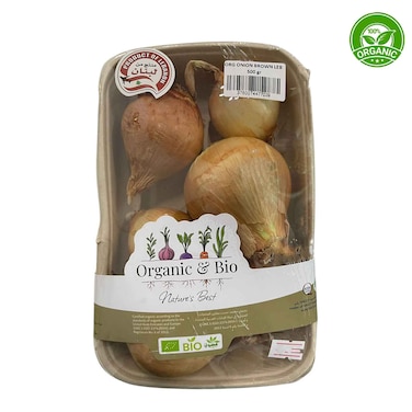 Organic Yellow Or Brown Onions 500g