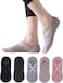5 Pairs Yoga Socks for Women Non-Slip Grips &amp; Straps
