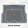 Auto Family Car Boot Mat, Heavy Duty Waterproof Trunk Liner, Anti-Slip Rubber Cargo Mat, Trimmable Automotive Floor Mats Dustproof, Suv Trunk Mat, Car Interior Protector (Grey-Premium)