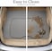 Auto Family Car Boot Mat, Heavy Duty Waterproof Trunk Liner, Anti-Slip Rubber Cargo Mat, Trimmable Automotive Floor Mats Dustproof, Suv Trunk Mat, Car Interior Protector (Grey-Classic)