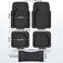 Auto Family 76 * 54cm 5 Pcs Set Car Floor Mats, Premium Rubber Anti-Slip Waterproof Car Mats with Cargo Liner, All Weather Front, Rear &amp; Center Mats, Floor Liner Car Accessories (Black)