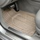 Auto Family 78 * 54cm 3 Pcs Set Car Floor Mats, Premium Rubber Anti-Slip Waterproof Car Mats with Cargo Liner, All Weather Front and Rear Connected Mats, Floor Liner Car Accessories (Beige)