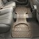 Auto Family 78 * 54cm 3 Pcs Set Car Floor Mats, Premium Rubber Anti-Slip Waterproof Car Mats with Cargo Liner, All Weather Front and Rear Connected Mats, Floor Liner Car Accessories (Beige)