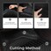 Auto Family 71 * 50.5cm 3 Pcs Set Car Foot Mats, Premium Rubber Anti-Slip Waterproof Car Mats with Cargo Liner, All Weather Front and Rear Connected Mats, Floor Liner Car Accessories (Black)