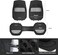 Auto Family 71 * 50.5cm 3 Pcs Set Car Foot Mats, Premium Rubber Anti-Slip Waterproof Car Mats with Cargo Liner, All Weather Front and Rear Connected Mats, Floor Liner Car Accessories (Black)
