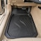 Auto Family 70 * 50cm 5 Pcs Set Car Floor Mats, Premium Rubber Anti-Slip Waterproof Car Mats with Cargo Liner, All Weather Front, Rear &amp; Center Mats, Floor Liner Car Accessories (Black)