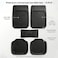 Auto Family 70 * 50cm 5 Pcs Set Car Floor Mats, Premium Rubber Anti-Slip Waterproof Car Mats with Cargo Liner, All Weather Front, Rear &amp; Center Mats, Floor Liner Car Accessories (Black)