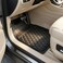 Auto Family 73 * 50cm 3 Pcs Set Car Floor Mats, All Weather Rubber/TPE Anti-Slip Front and Rear Connected Car Mats, Carpeted Floor Car Mats with Cargo Liner&amp; Built-in Heel Pad (Black)