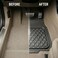 Auto Family 73 * 50cm 3 Pcs Set Car Floor Mats, All Weather Rubber/TPE Anti-Slip Front and Rear Connected Car Mats, Carpeted Floor Car Mats with Cargo Liner&amp; Built-in Heel Pad (Grey)