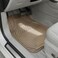 Auto Family 74 * 50cm 5 Pcs Set Car Floor Mats, Carpeted Floor Car Mat with black Rubber Design &amp; Built-in Heel Pad, Anti-Slip Waterproof Car Mats, Front, Rear &amp; Center Mats (Beige)