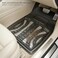 Auto Family 72 * 50cm 3 Pcs Set Car Floor Mats, All Weather Rubber/TPE Anti-Slip Waterproof Floor Liners &amp; Built-in Heel Pad, Front and Rear Full Coverage Mat (Black)