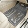 Auto Family 72 * 50cm 3 Pcs Set Car Floor Mats, All Weather Rubber/TPE Anti-Slip Waterproof Floor Liners &amp; Built-in Heel Pad, Front and Rear Full Coverage Mat (Smoke)