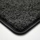 AUTO FAMILY 5 Pcs Premium Noodle Grass PVC Mats, Waterproof and Dustproof Car Floor Mats, Universal Fit All Cars, All Weather Front, Rear &amp; Center Mats (Black &amp; Grey)