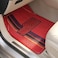 Auto Family 5 Pcs Carpet Car Floor Mats for Cars, Automotive Floor Mats, All-Weather Universal Fit Auto Floor Liners, Heavy Duty Interior Protection Front, Rear &amp; Center Mats (Red)
