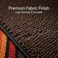 Auto Family 5 Pcs Carpet Car Floor Mats for Cars, Automotive Floor Mats, All-Weather Universal Fit Auto Floor Liners, Heavy Duty Interior Protection Front, Rear &amp; Center Mats (Coffee)