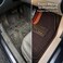 Auto Family 5 Pcs Carpet Car Floor Mats for Cars, Automotive Floor Mats, All-Weather Universal Fit Auto Floor Liners, Heavy Duty Interior Protection Front, Rear &amp; Center Mats (Coffee)