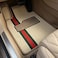 Auto Family 5 Pcs Carpet Car Floor Mats for Cars, Automotive Floor Mats, All-Weather Universal Fit Auto Floor Liners, Heavy Duty Interior Protection Front, Rear &amp; Center Mats (Beige)
