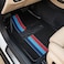 Auto Family 5 Pcs Carpet Car Floor Mats for Cars, Automotive Floor Mats, All-Weather Universal Fit Auto Floor Liners, Heavy Duty Interior Protection Front, Rear &amp; Center Mats (Black-Blue)