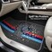 Auto Family 5 Pcs Carpet Car Floor Mats for Cars, Automotive Floor Mats, All-Weather Universal Fit Auto Floor Liners, Heavy Duty Interior Protection Front, Rear &amp; Center Mats (Grey)
