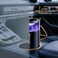 AUTO FAMILY Gardenia Summer Fragrance Aromatherapy Car Air Freshener Diffuser &ndash; USB Rechargeable Waterless Aromatherapy Humidifier, Aroma Diffuser with Light, Essential Oil Fragrance