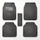 AUTO FAMILY 5 PCS Car Floor Mats Set &ndash; Universal Fit Polypropylene Carpet Mats with Anti-Slip Rubber Backing, Heavy Duty All-Weather Interior Floor Liners for Cars, SUVs &amp; Trucks (Dark Grey)